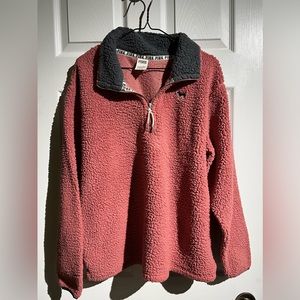 VS PINK Sherpa Quarter Zip